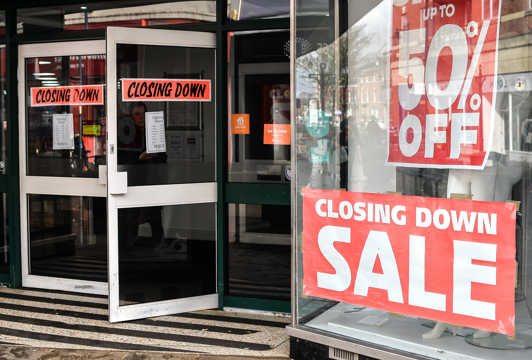 Finální slevy v obchodu Rebos / Foto: Jolana Humpálová