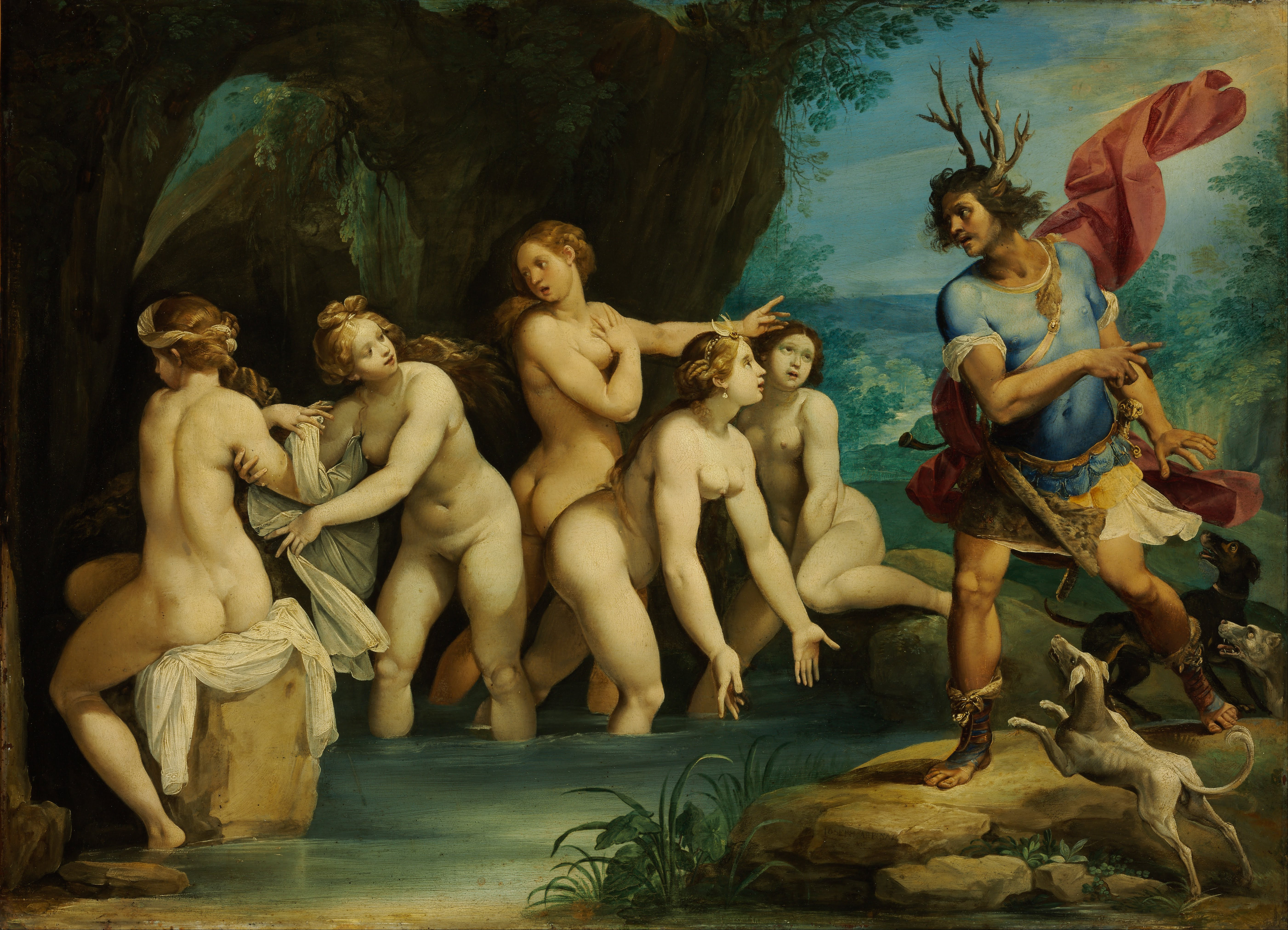 Giuseppe Cesari Diana And Actaeon Google Art Project