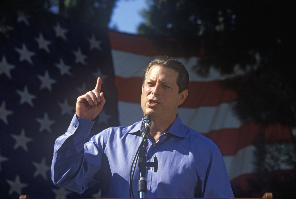 Circa,2000,-,Vice,President,Al,Gore,Campaigns,For,The