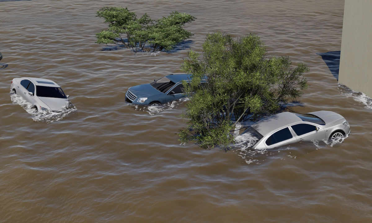 Tropical,Cyclone,Freddy,In,Madagascar,February,2023,,Flood,In,City.