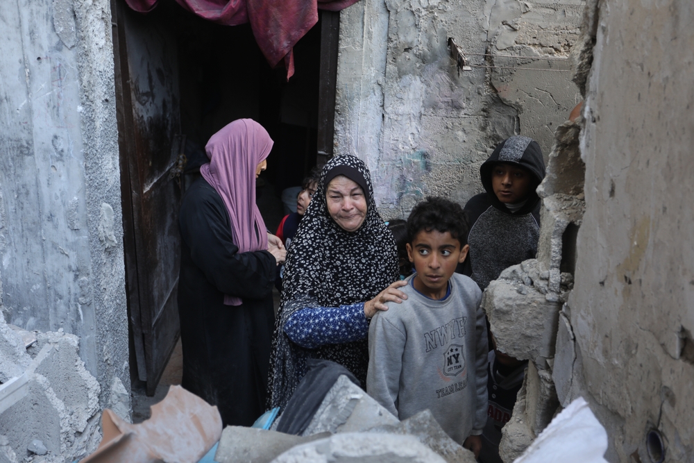 Palestinians,Lose,A,House,After,An,Israeli,Air,Strike,On