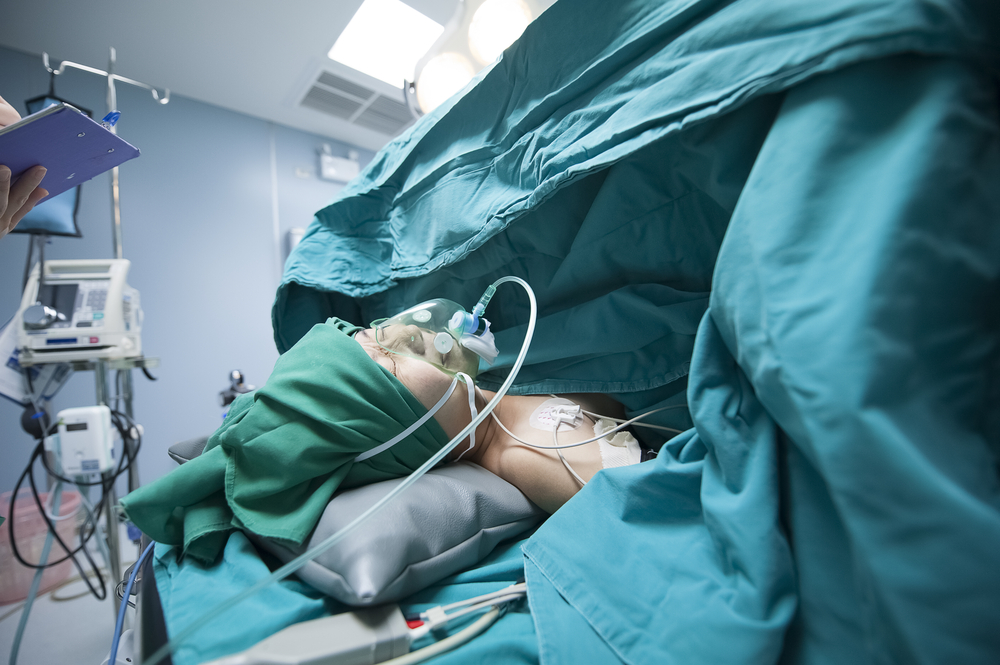 Young,Asian,Mother,Feel,Painful,During,Cesarean,Sections,In,Delivery