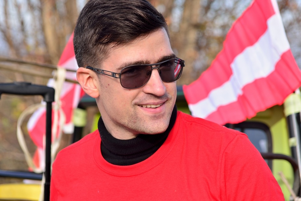 Spielfeld,,Austria, ,November,15,,2015:,Martin,Sellner,(identitarian,Movement)