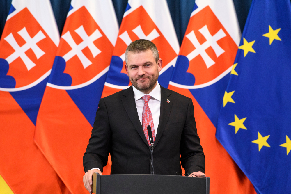 Prime,Minister,Of,Slovakia,Peter,Pellegrini,In,Bratislava,,Slovakia.,16 04 2019
