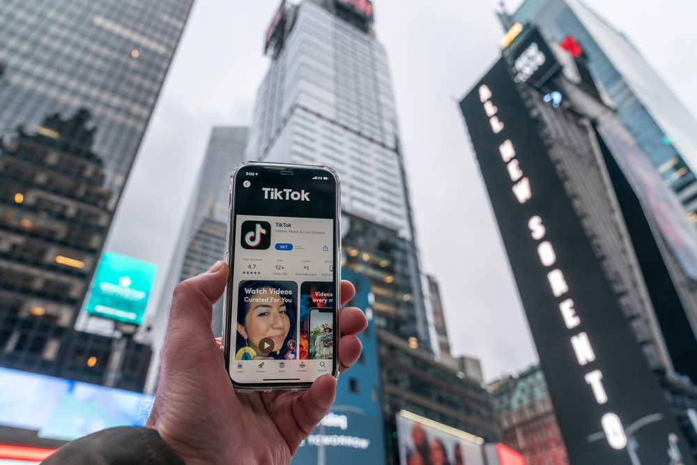 New,York,,Ny, ,January,4,,2021:,Tiktok,Parent,Bytedance