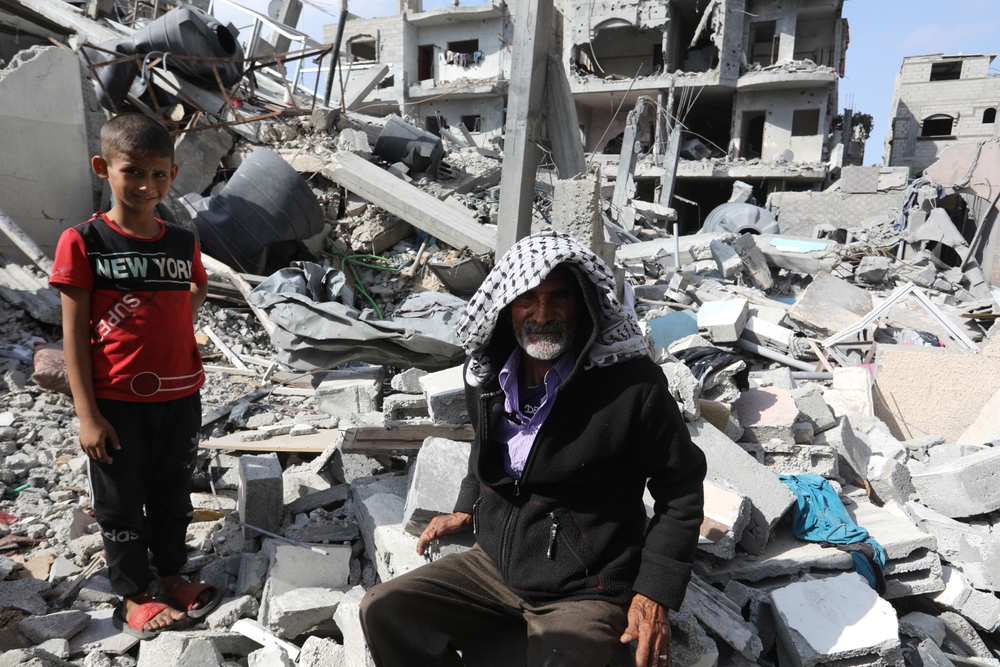 Palestinians,Inspect,Their,House,,After,It,Was,Destroyed,By,An