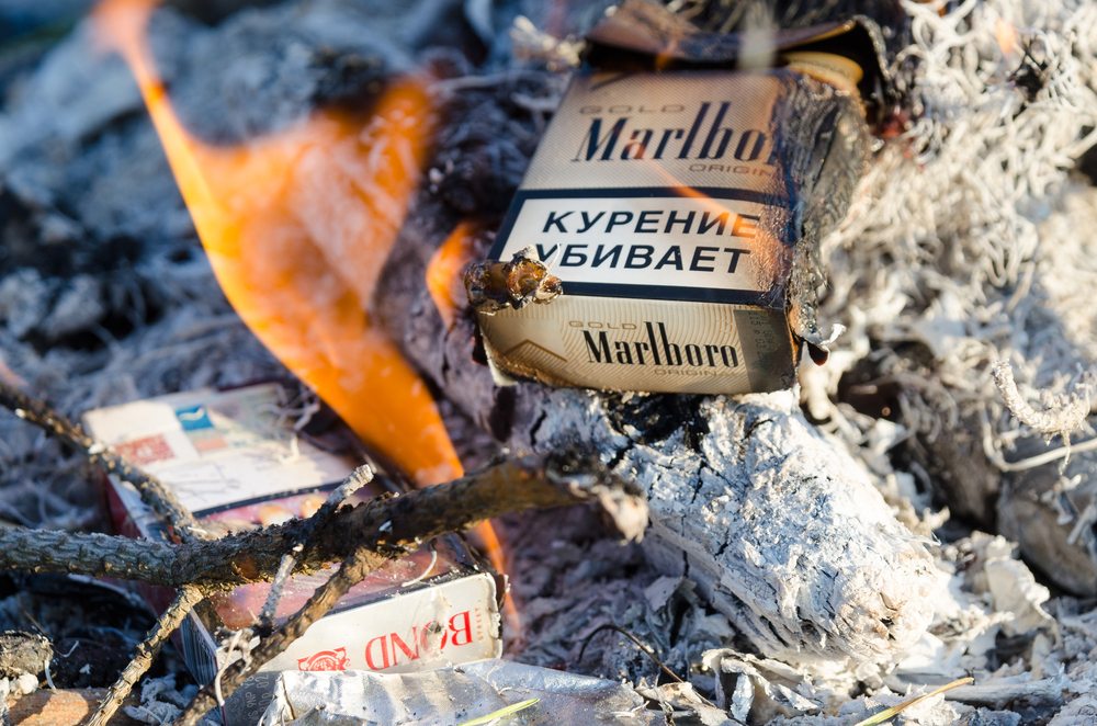 Novosibirsk,,Russia, ,August,07,2016:,Packs,Of,Cigarettes,Company