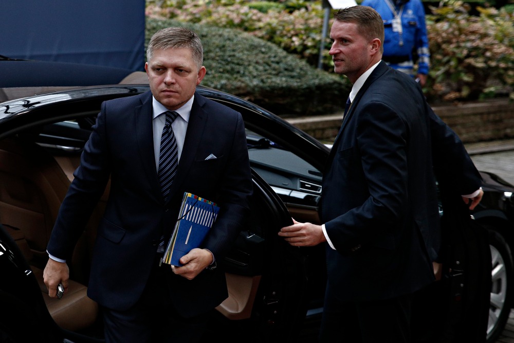 Prime,Minister,Of,Slovakia,,Robert,Fico,Arrives,To,Attend,In