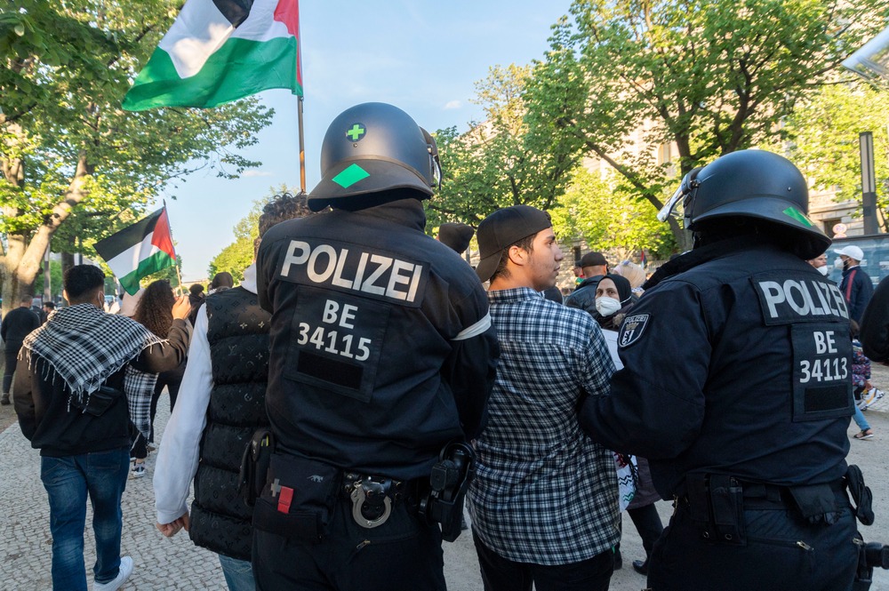 Demonstration,For,The,Freedom,In,Palestine,In,Berlin,On,The