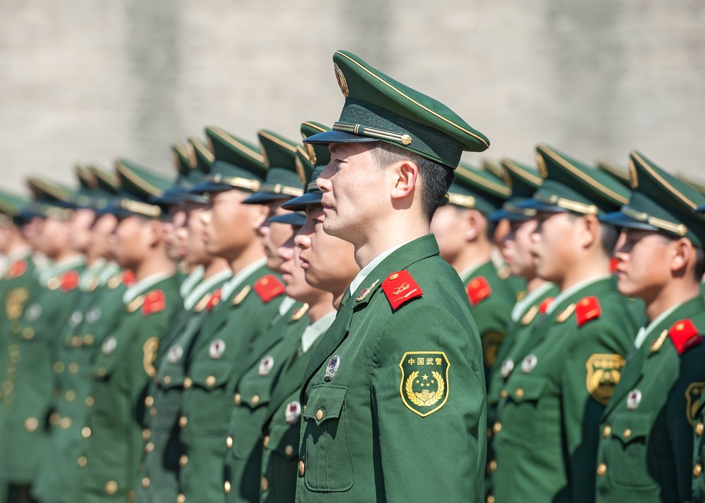Beijing, ,Nov,8:,Chinese,Soldiers,Attend,A,Parade,At