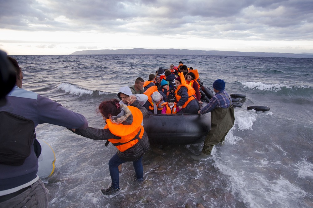 Lesvos,Island,,Greece, ,29,October,2015.,Syrian,Migrants,/