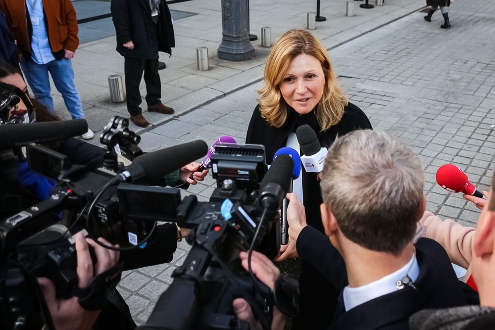 Paris,,France,,08 03 2024,:,Yae?l,Braun Pivet,During,The,Public,Ceremony