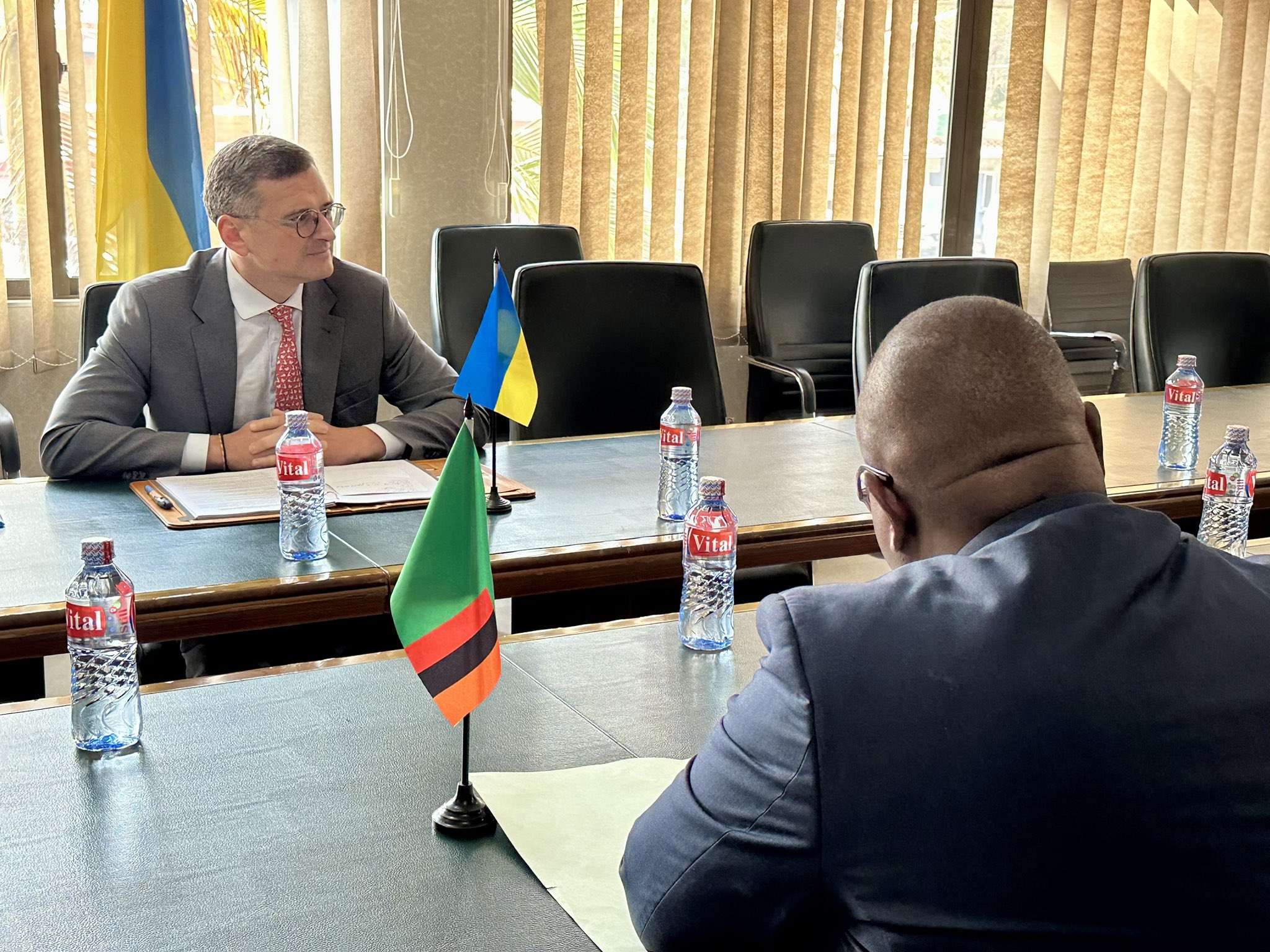 Dmytro Kuleba V Zambii