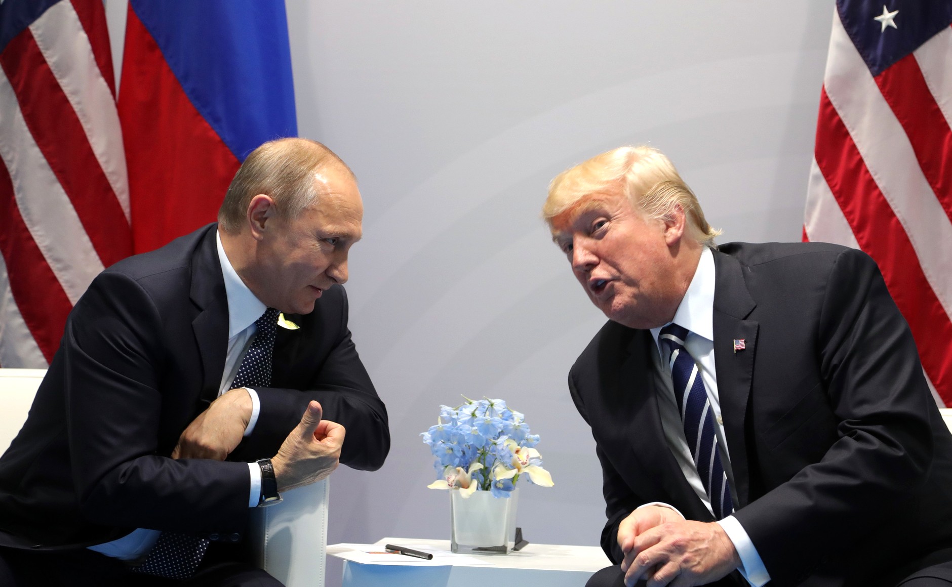 Vladimir Putin And Donald Trump At The 2017 G 20 Hamburg Summit (4)