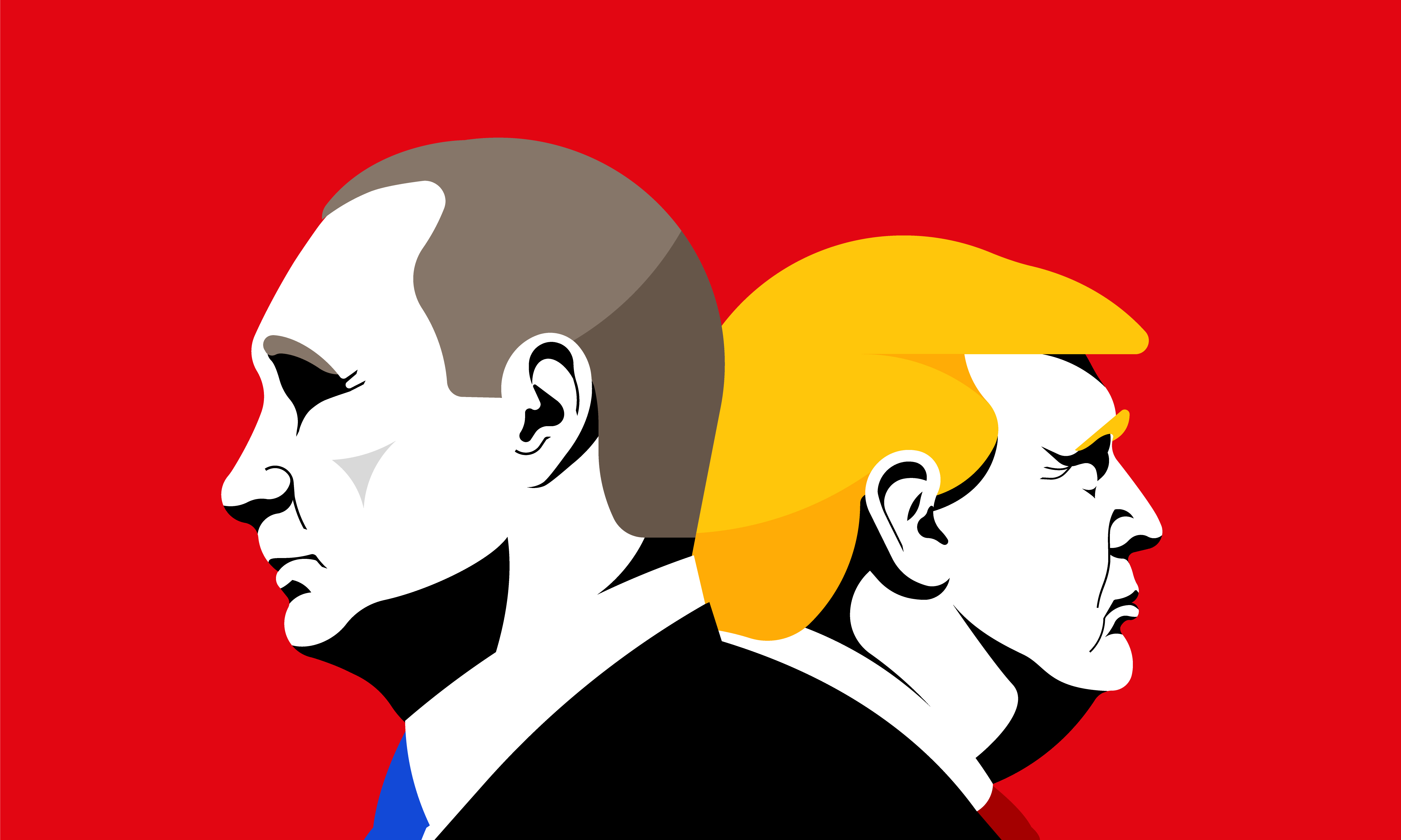 Donald,Trump,With,Vladimir,Putin.,President,Of,Russia.,President,Of
