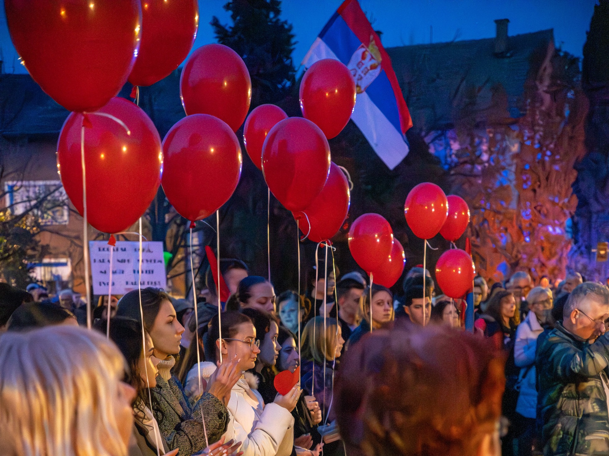 Serbia Protest Small