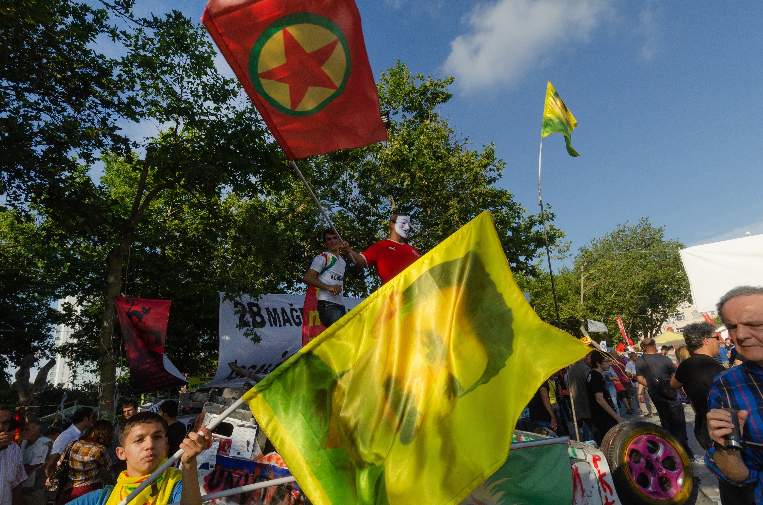 Istanbul,,Turkey.,June,9th,2013.,Flags,Depicting,A,Portraits,Of