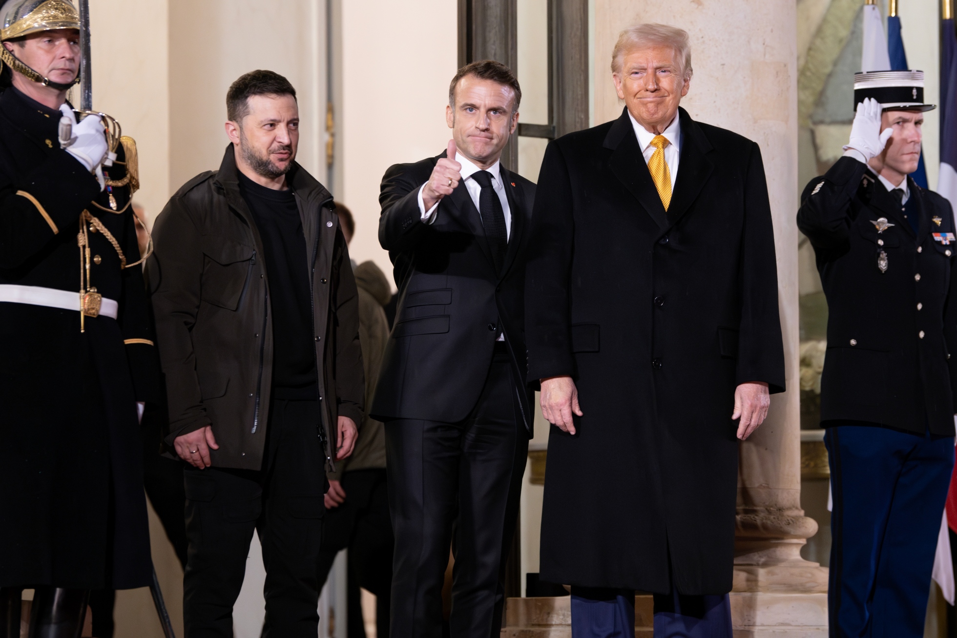 Trump Macron Zelenskyj