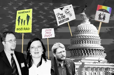 Roman Joch, Jana Jochová a Michal Semín | Ilustrační obrázek: Voxpot / Wikimedia Commons / Shutterstock