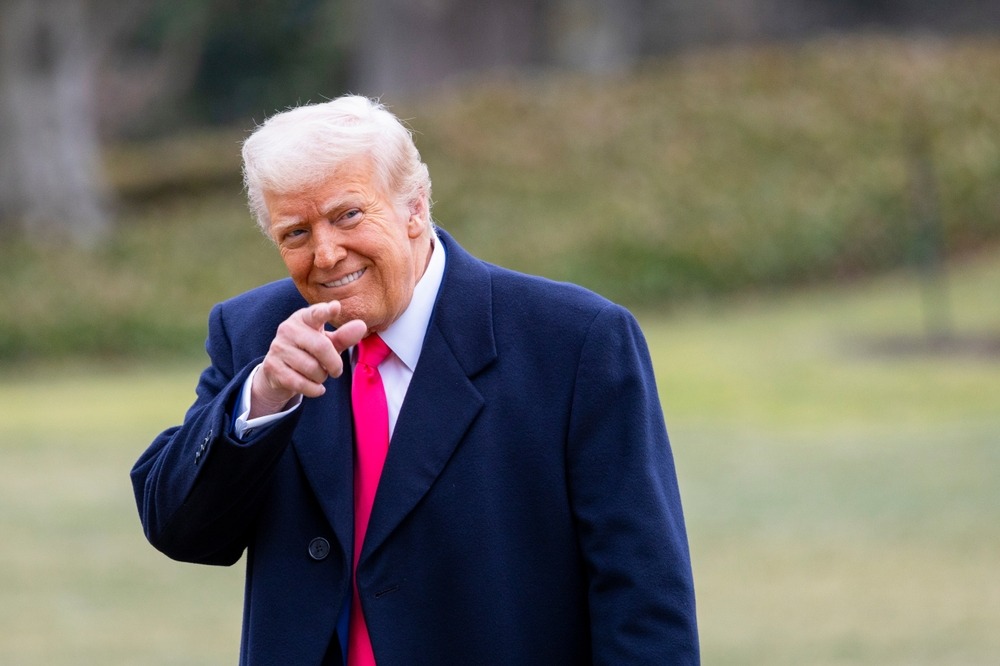 Washington,,February,22,,2025:,President,Donald,Trump,Arrives,At