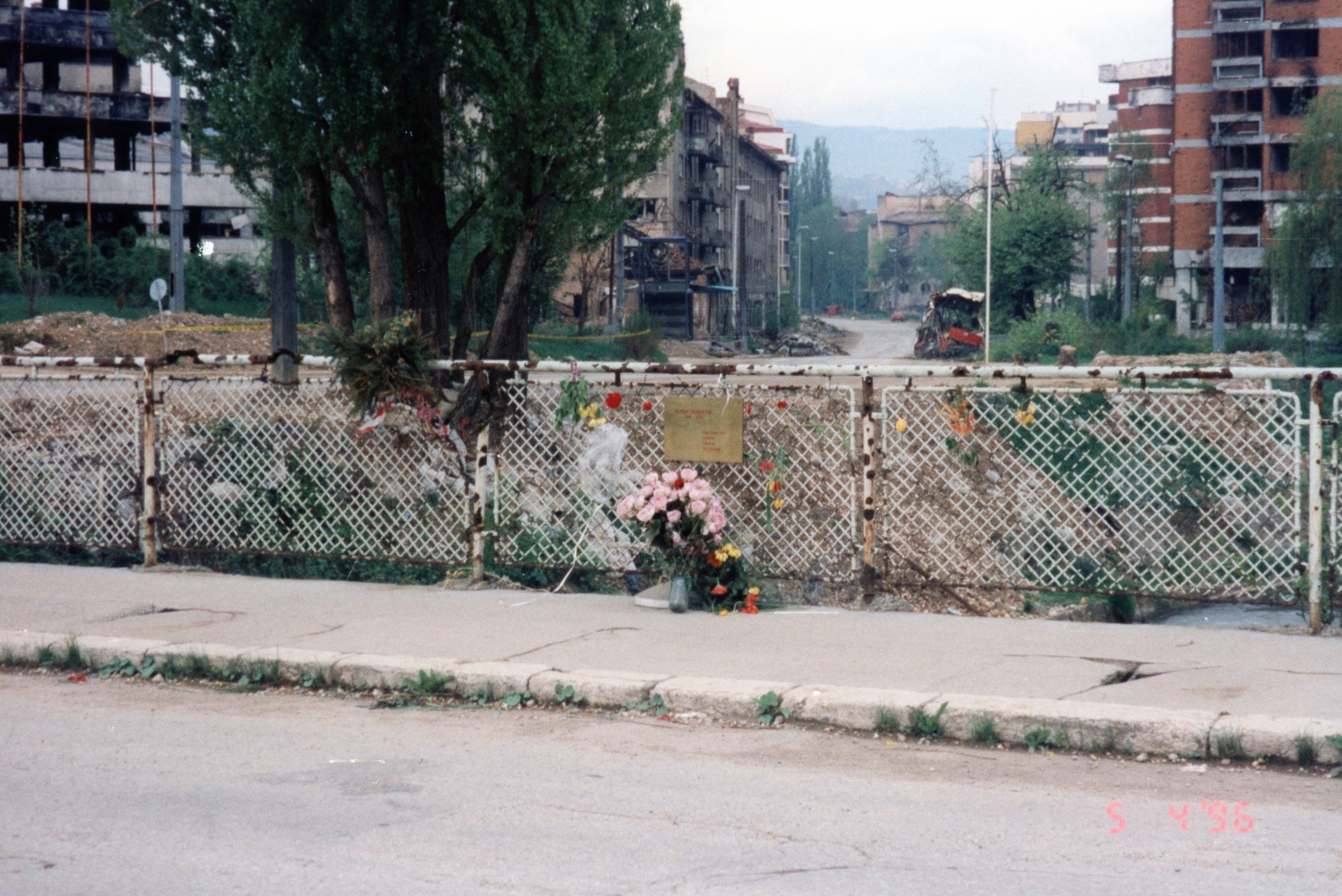Vrbanja Bridge Sarajevo Spring 1996