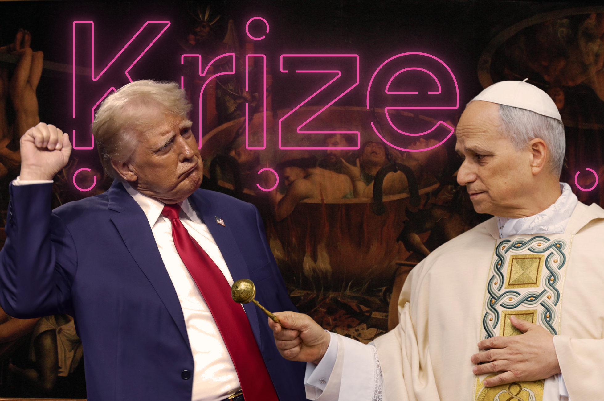 Donald Trump a papež Lev XIV.