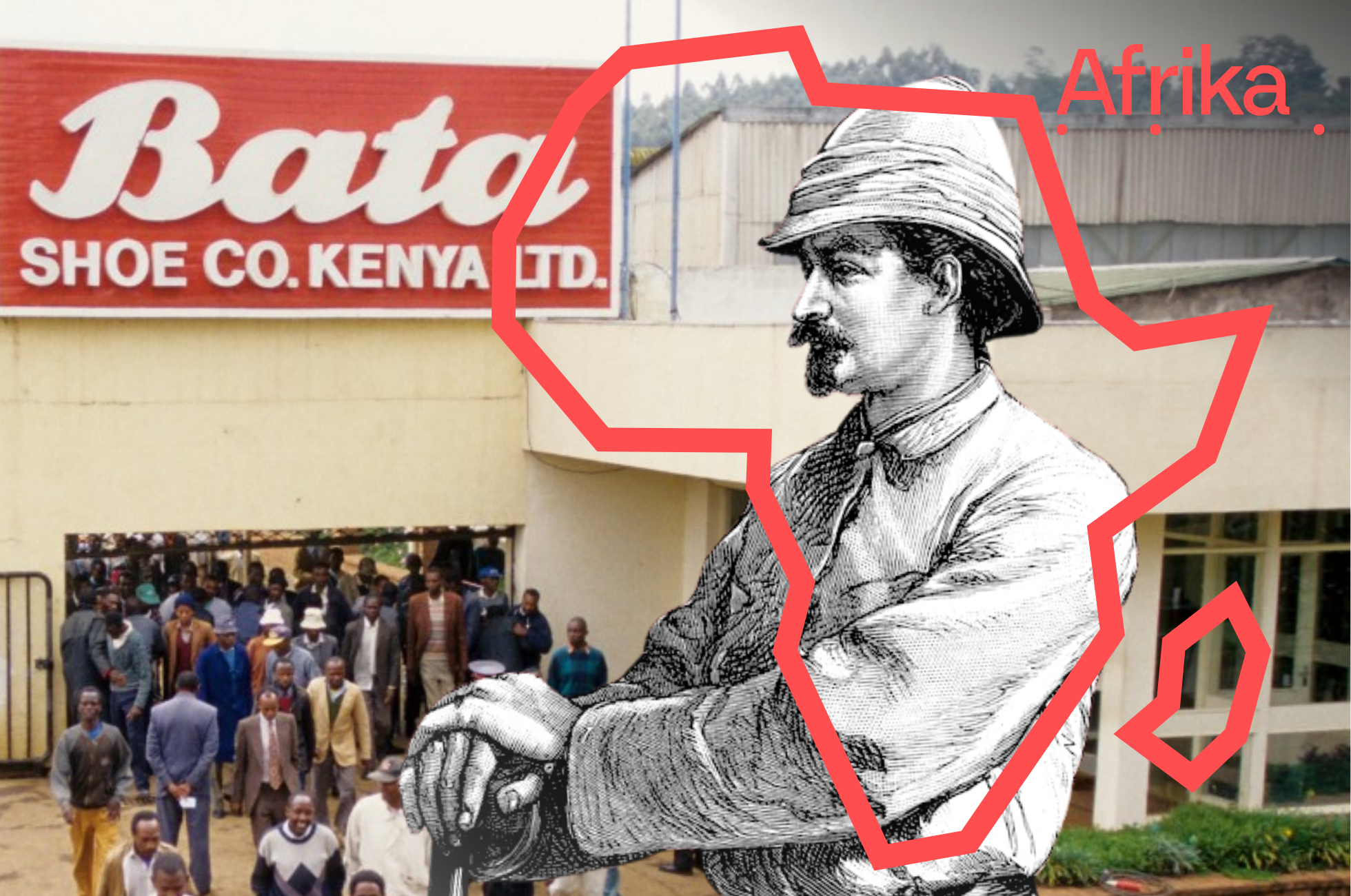 Koláž k podcastu Afrika o české kultuře a kolonialismu