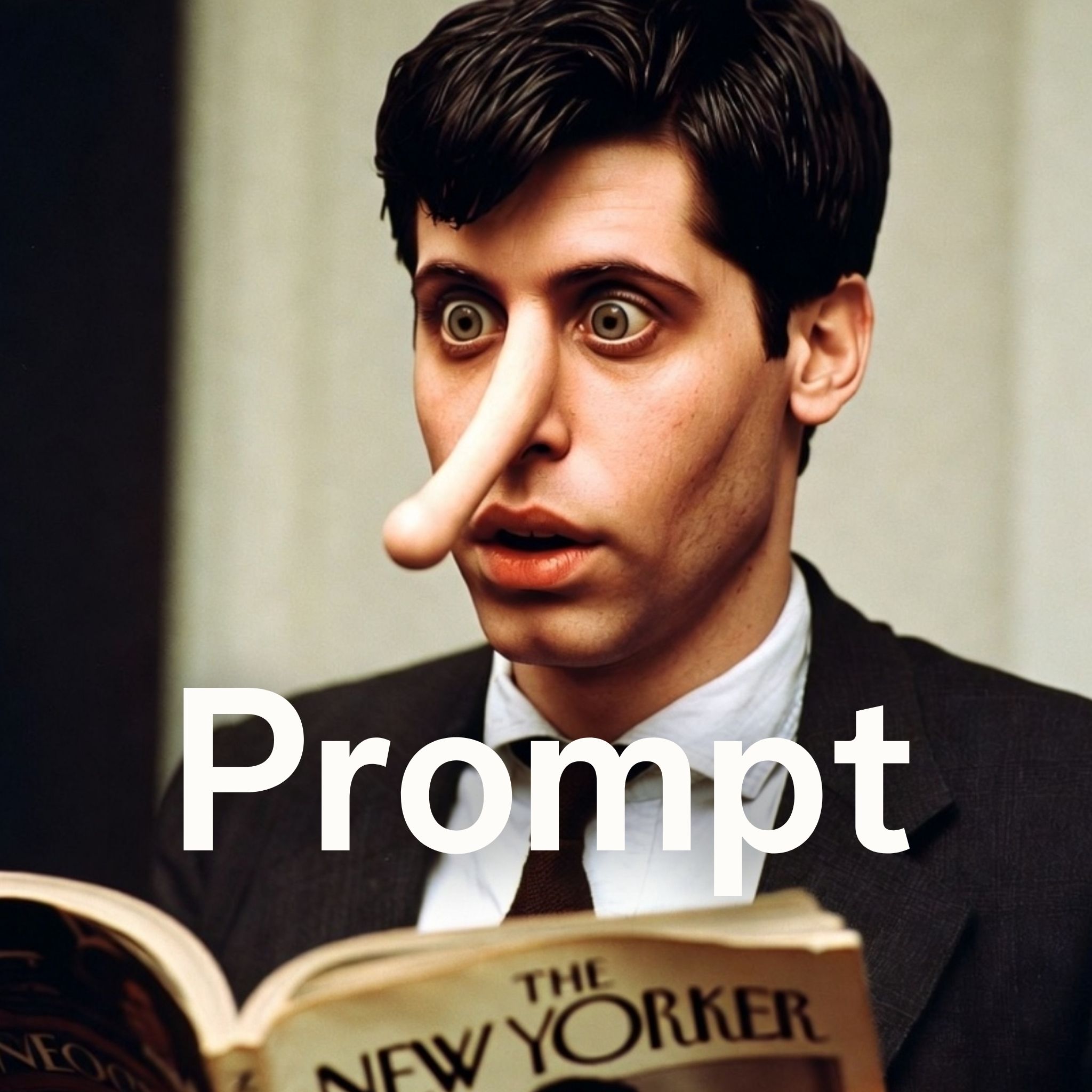 Sam Altman jako Pinochio