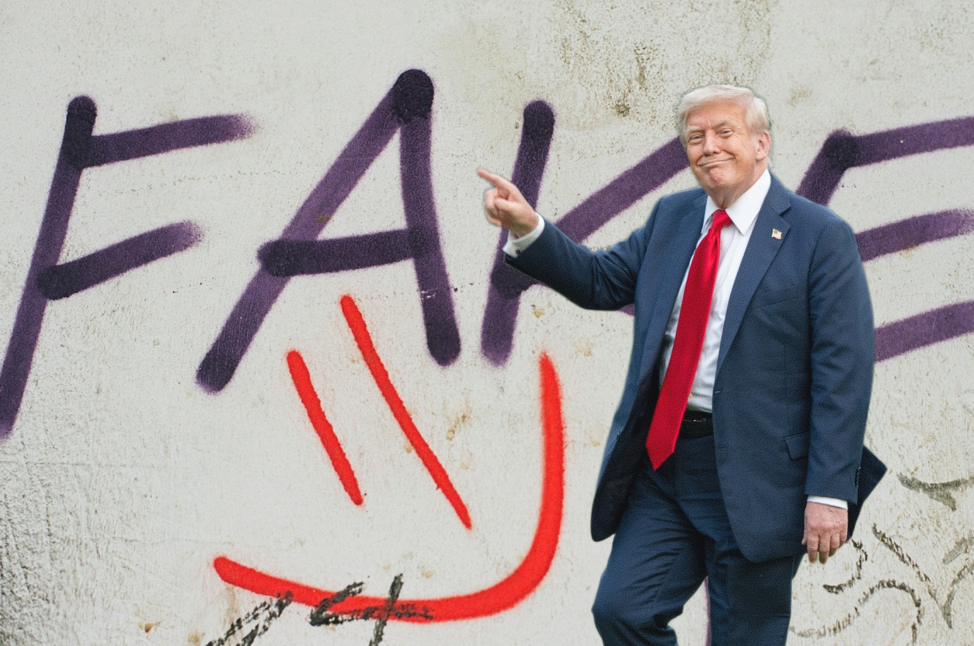 Donald Trump a fake news
