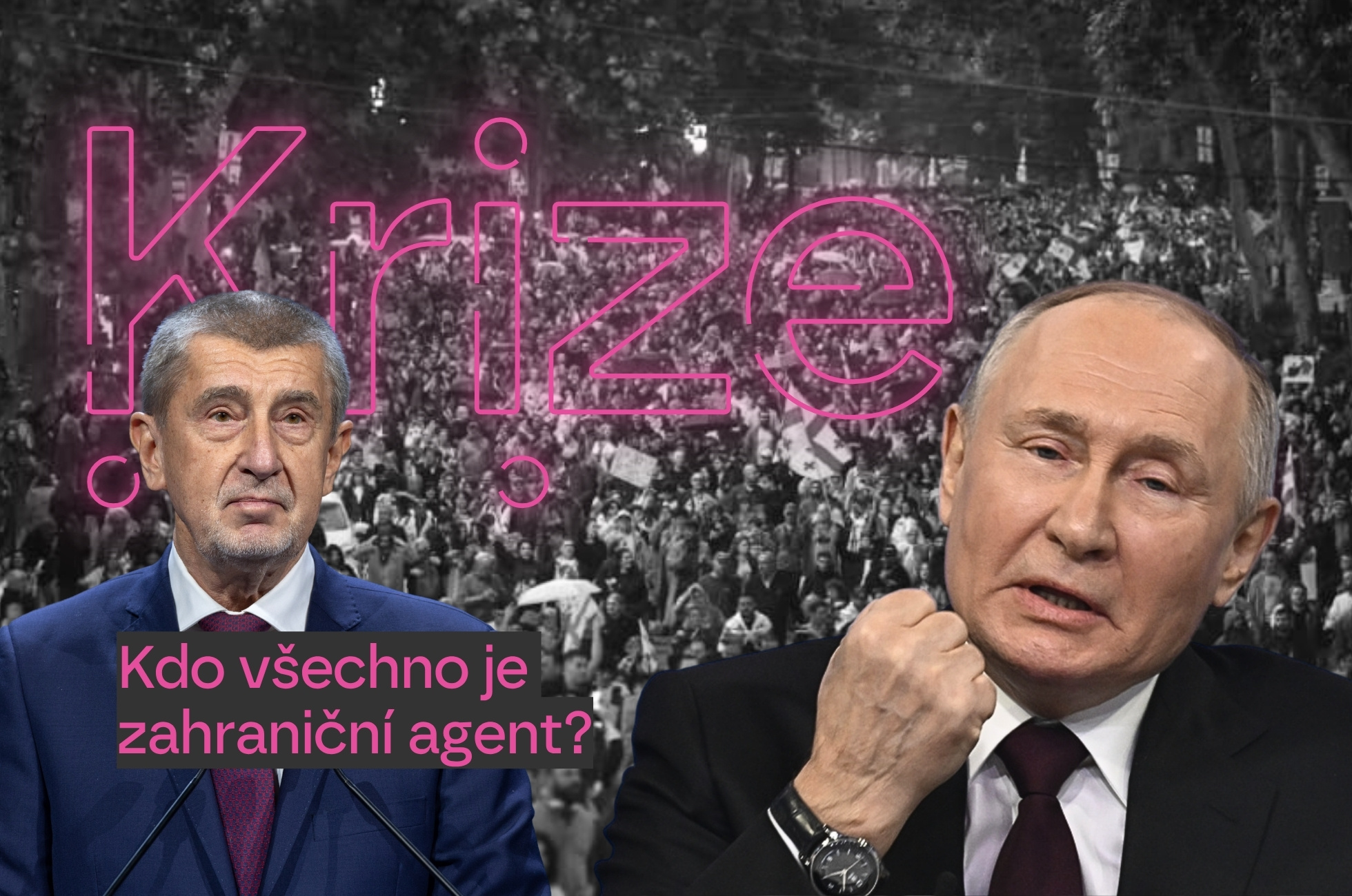 Andrej Babiš a Vladimir Putin