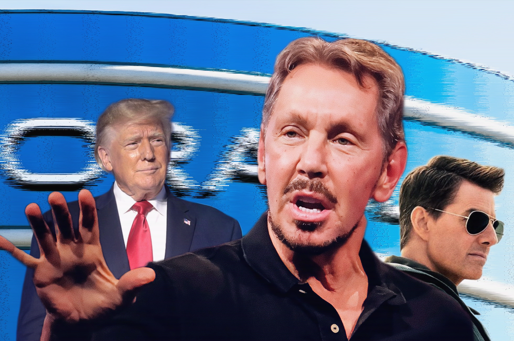 Donald Trump, Larry Ellison, Tom Cruise
