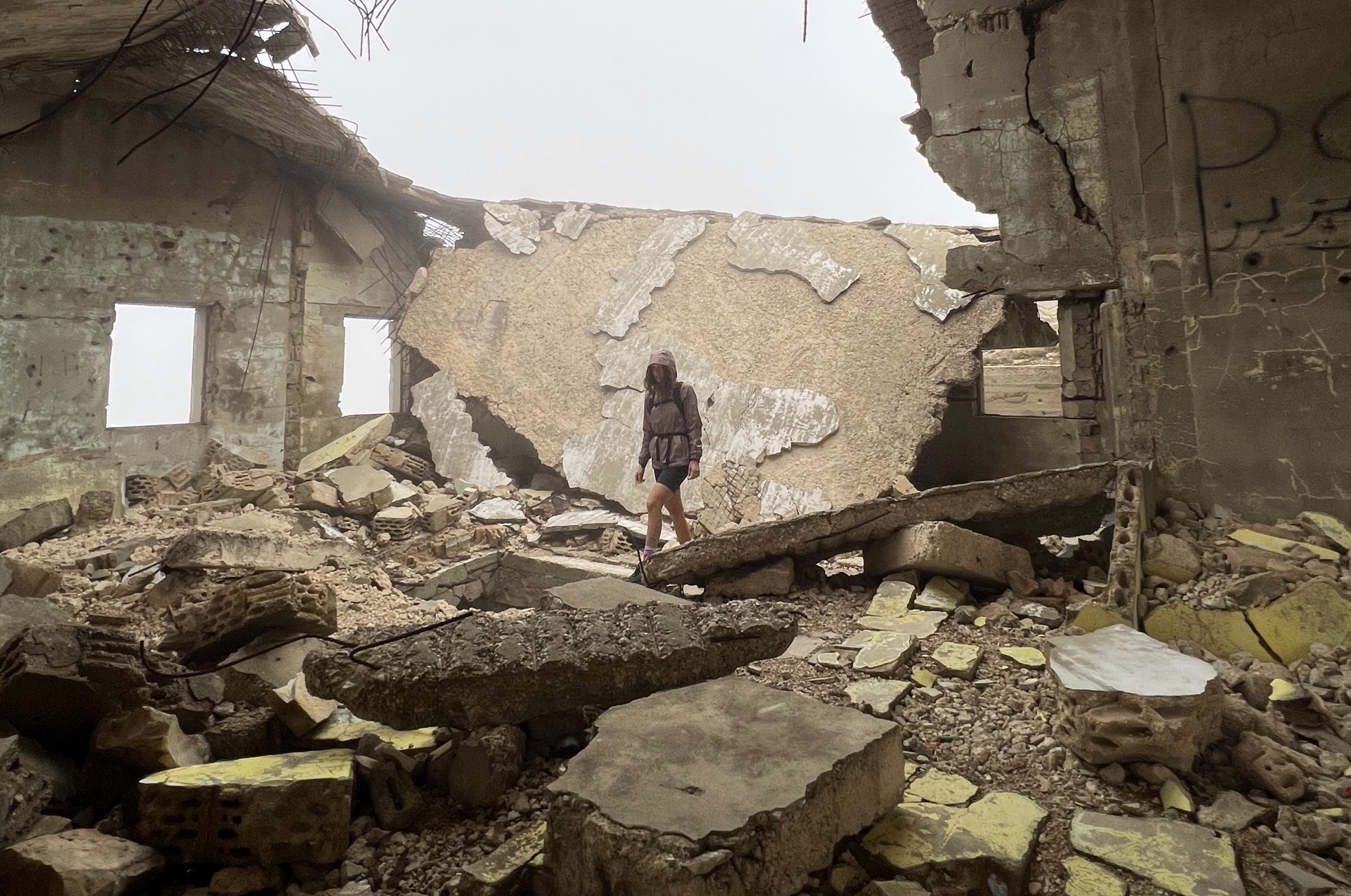 Trosky po izraelském bombardování