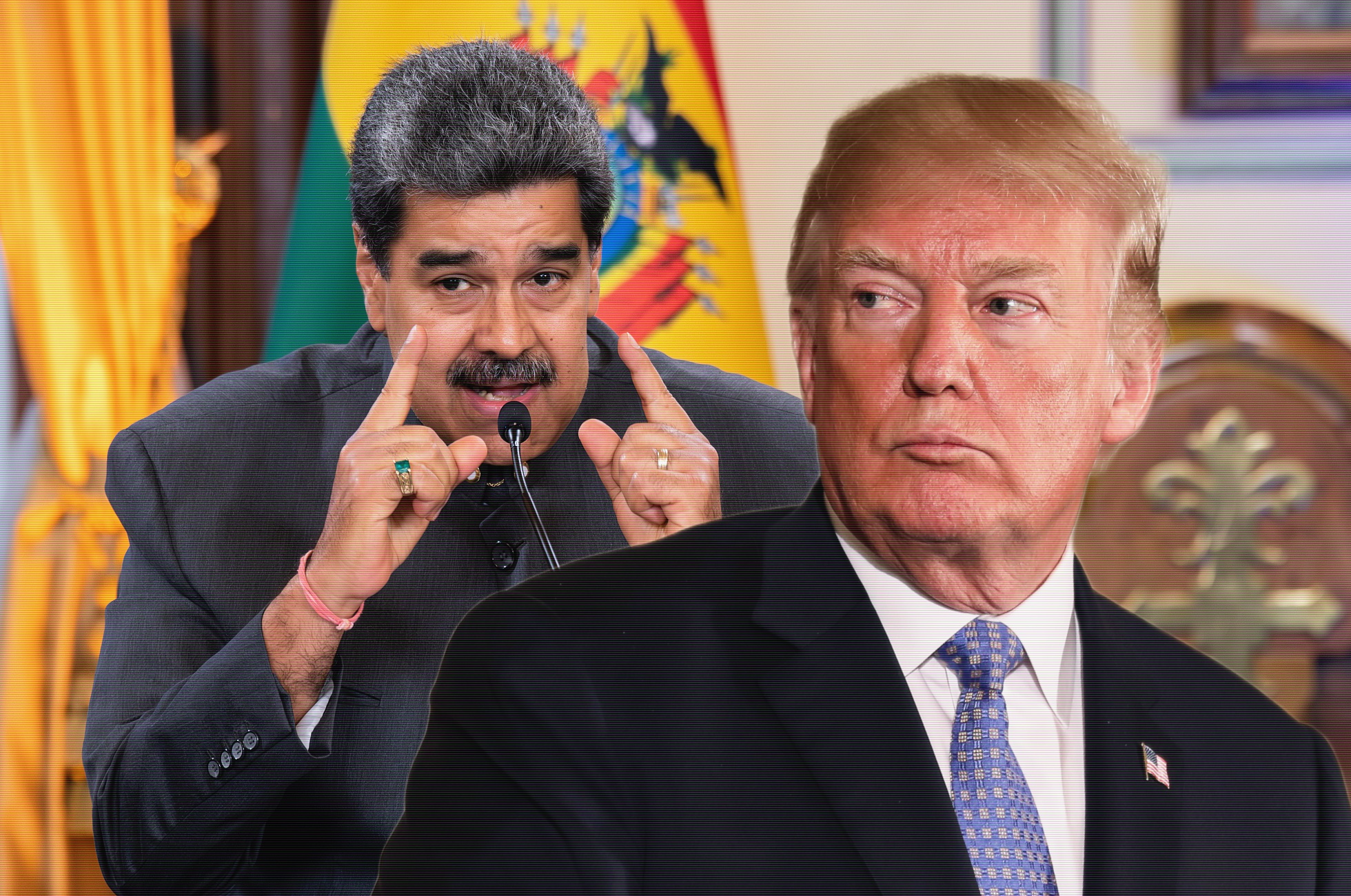 Nicolás Maduro a Donald Trump