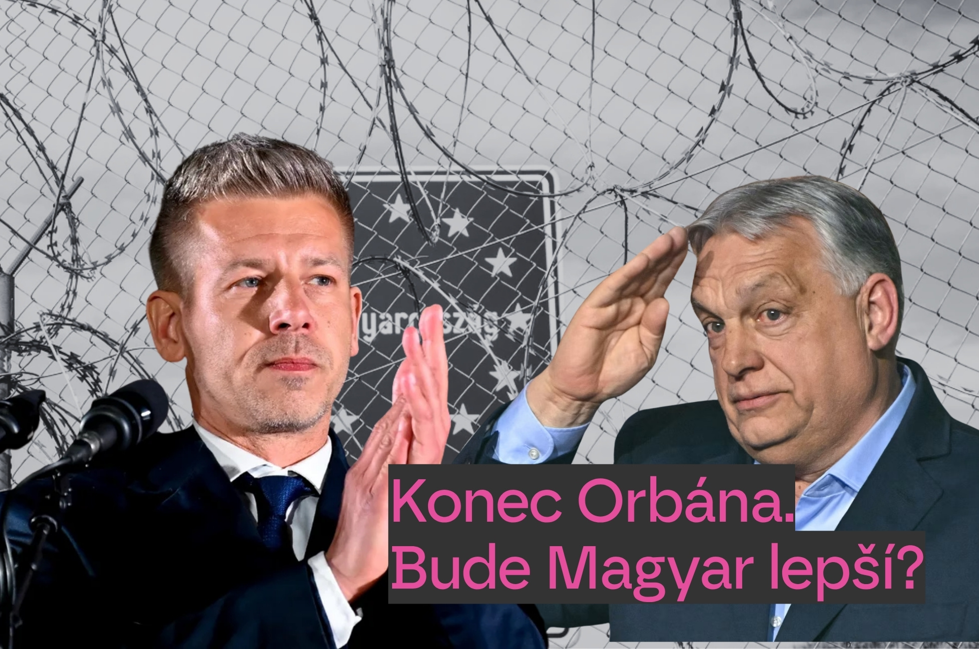 Péter Magyar a Viktor Orbán
