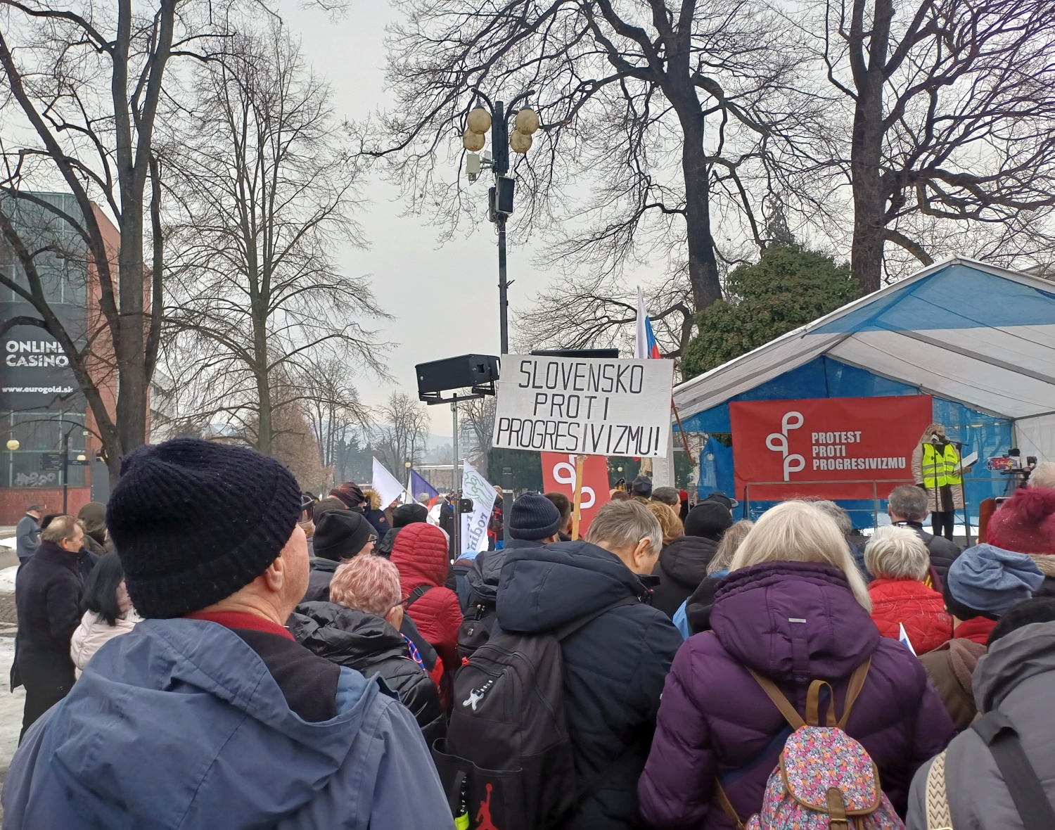Protest proti „progresivismu“ v Žilině