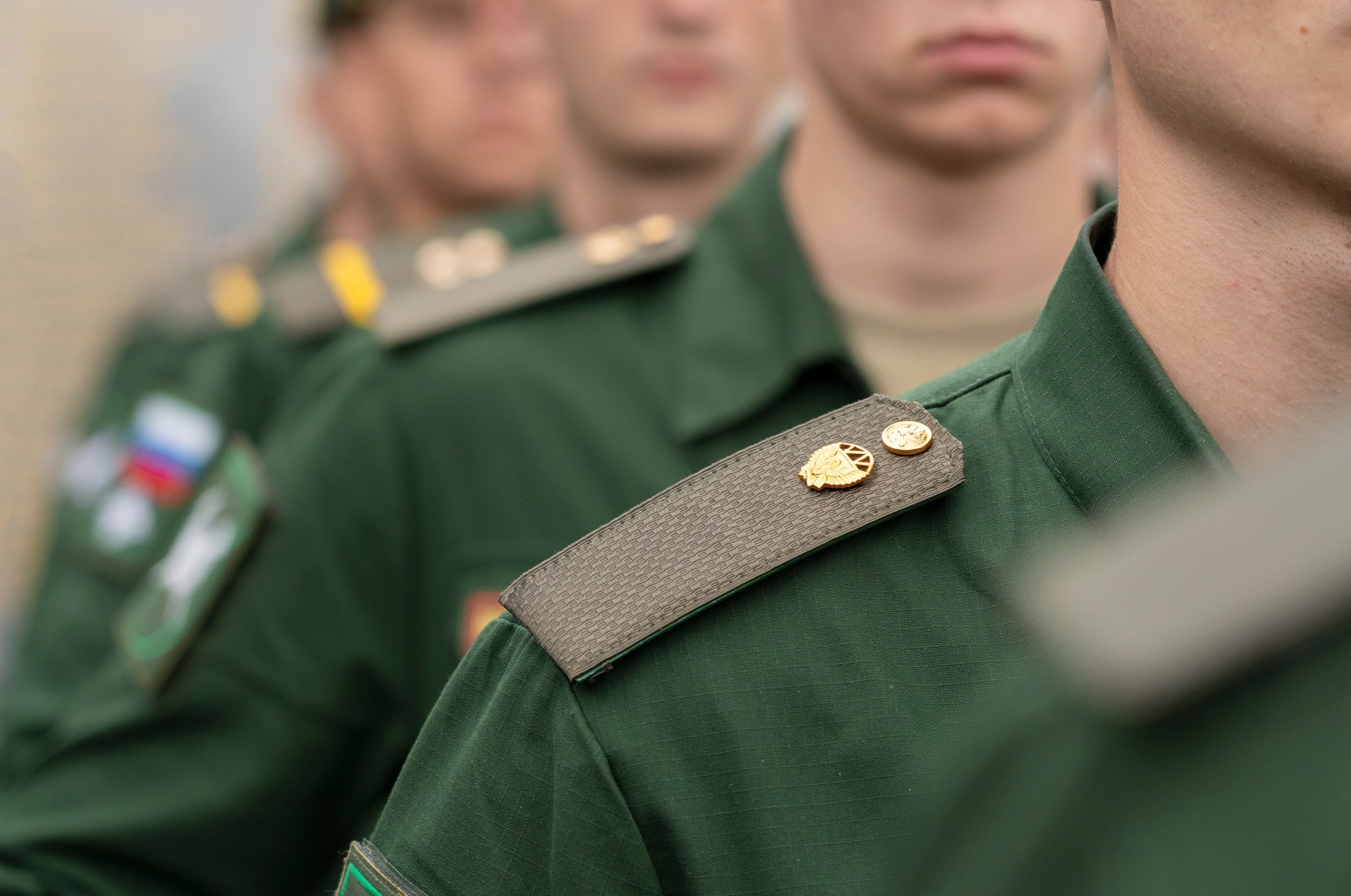 Ruští vojáci na vojenské přehlídce v Soči