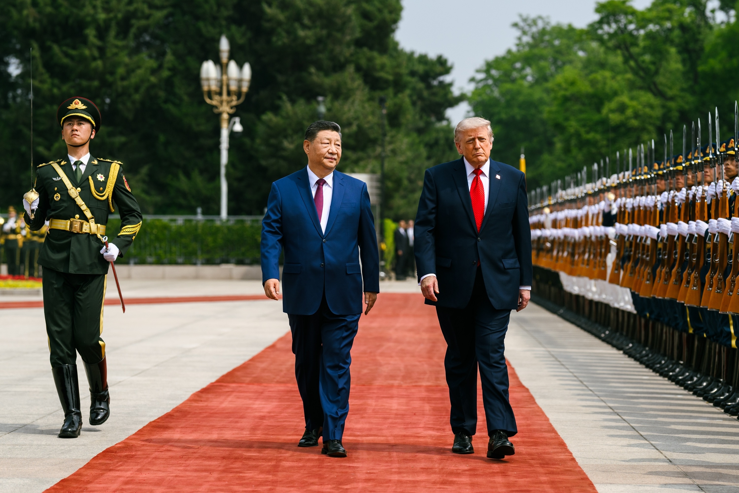 Si Ťin-pching a Donald Trump