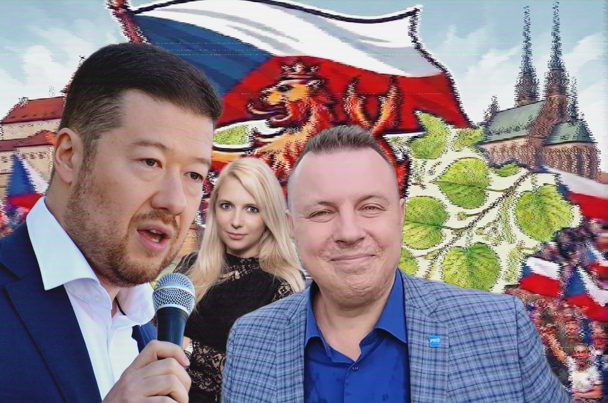 Tomio Okamura, Lucie Šafránková a Jindřich Rajchl proti srazu sudetských Němců