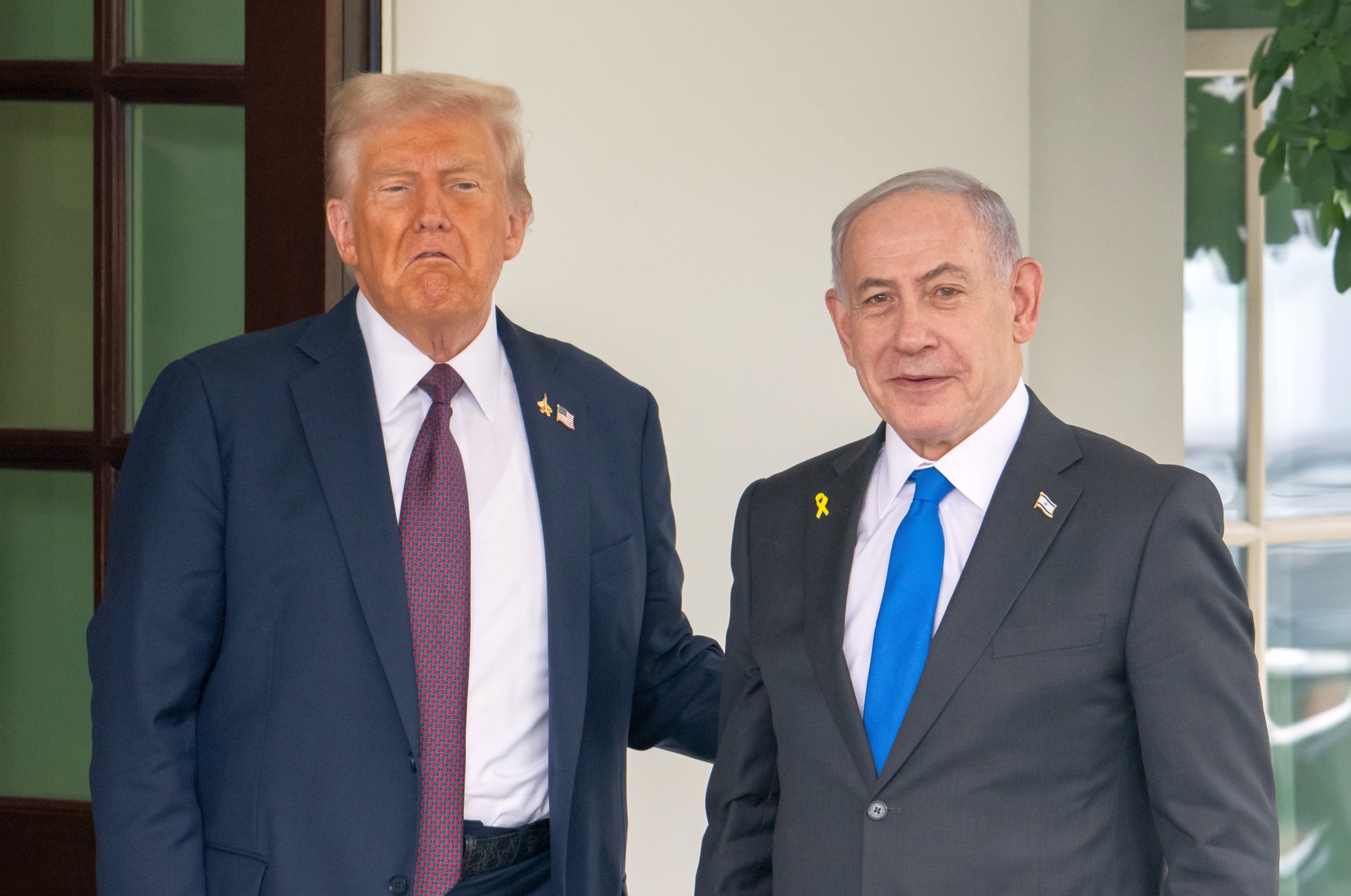 Donald Trump a Benjamin Netanjahu