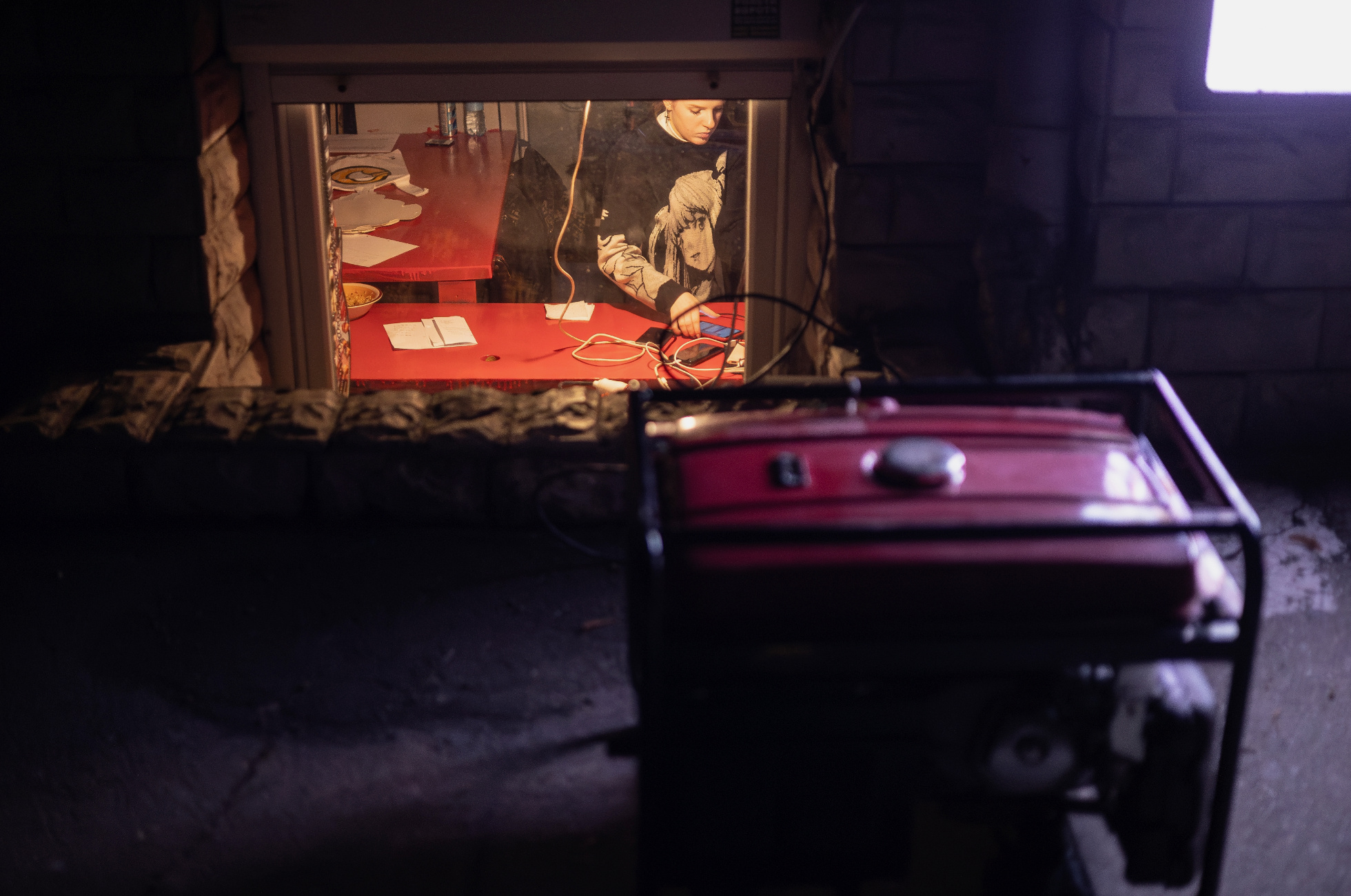 Kyjevský podnik poháněný generátorem