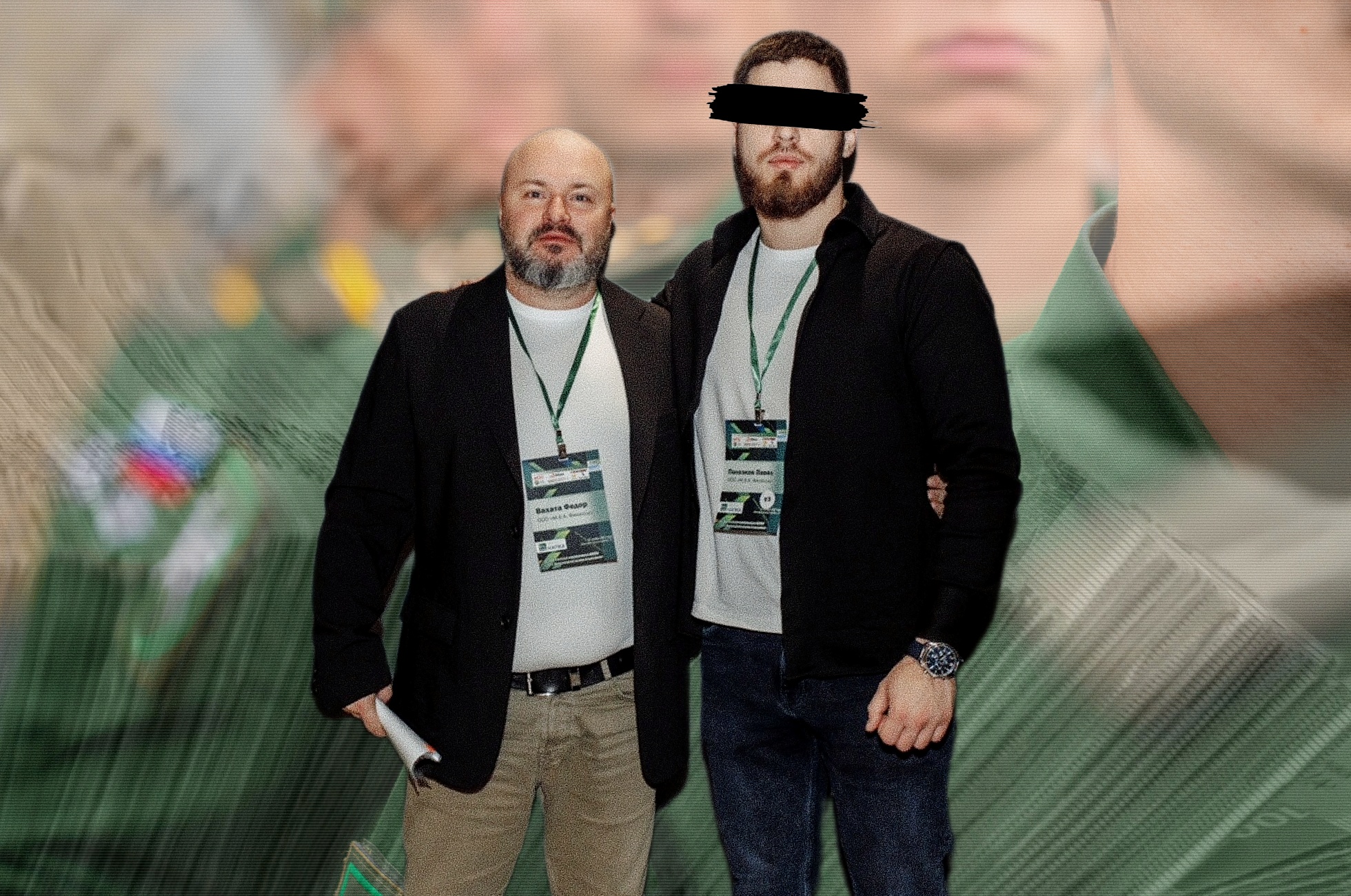 Fedor Vachata a jeho byznysový partner Pavel Polozkov na konferenci inkasních agentur v roce 2023